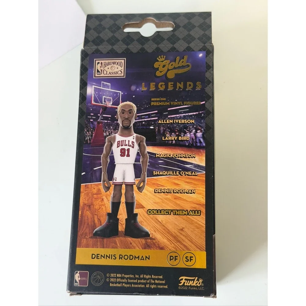 Funko‎ Gold Legends Dennis Rodman NBA Premium Vinyl Figure New